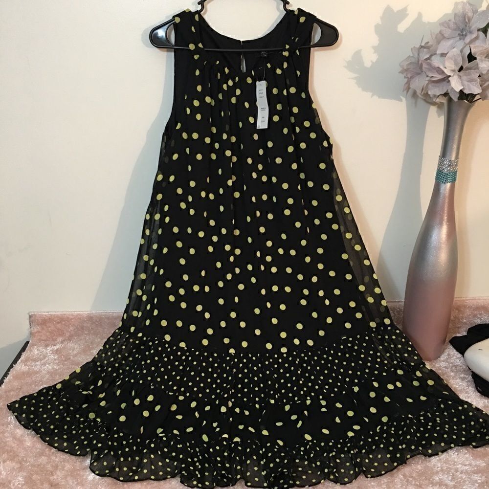 JBS Double layered Chiffon ruffle bottom Dress